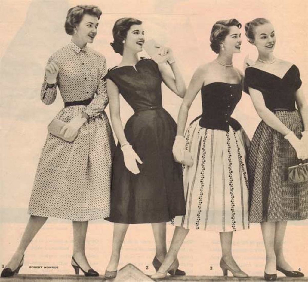 Dòng chảy của lịch sử thời trang trong thập niên 50, 60, 70 và 80